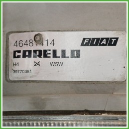Faro Fanale Proiettore Anteriore Sinistro SX CARELLO 39770381 FIAT PUNTO 1a Serie 46481414 Usato