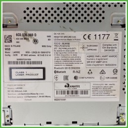 Infotainment VOLKSWAGEN POLO 6C 6C0858069AAMY 2014 2015 VOLKSWAGEN L40VW2