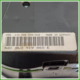 Quadro strumenti contachilometri tachimetro VDO 110.008.894/002 AUDI A3 8L 1.6 8L0919860E