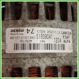 Alternatore DENSO MS1212101381 FIAT 500 3P 0000051859042