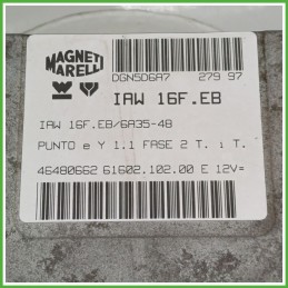 Centralina Motore Iniezione ECU MAGNETI MARELLI IAW16F.EB FIAT PUNTO 1a Serie 40kw 46480662 1993 1999