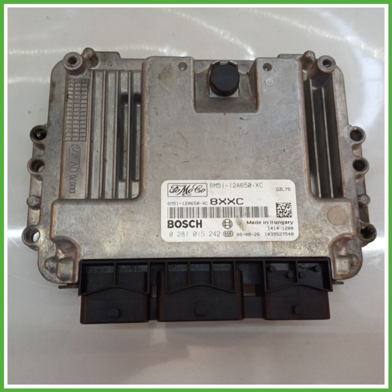 Centralina Motore Iniezione ECU BOSCH 0281015242 FORD FOCUS CB4 1.6 66kw 8M5112A650XC 2008 2011