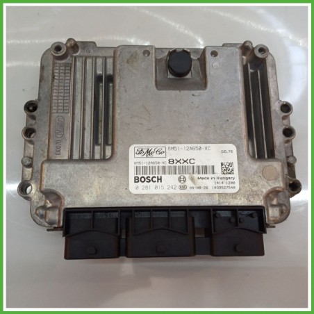 Centralina Motore Iniezione ECU BOSCH 0281015242 FORD FOCUS CB4 1.6 66kw 8M5112A650XC 2008 2011