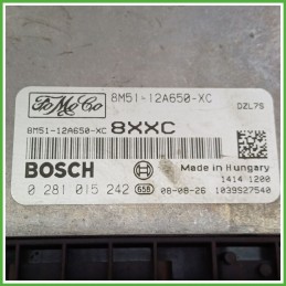 Centralina Motore Iniezione ECU BOSCH 0281015242 FORD FOCUS CB4 1.6 66kw 8M5112A650XC 2008 2011