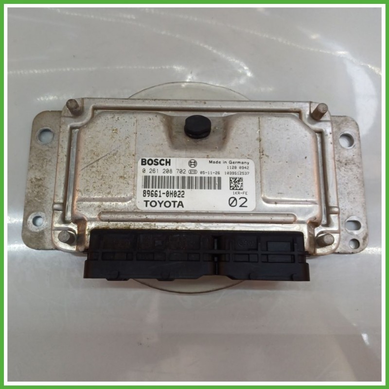 Centralina Motore Iniezione ECU BOSCH 0261208702 TOYOTA AYGO 1a Serie 1.0 12V 50kw 896610H022 2005 2014