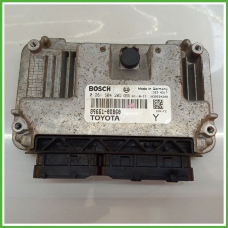 Centralina Motore Iniezione ECU BOSCH 0261S04205 TOYOTA YARIS 1.0 12V 51kw 896600D390 2005 2012
