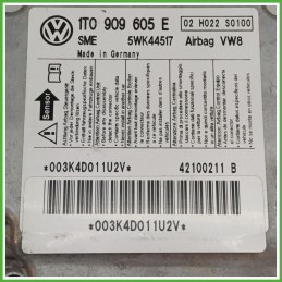 Centralina Airbag CONTINENTAL 5WK44517 VOLKSWAGEN TOURAN 1T 1.6 TDI 1T0909605E002 2010 2012