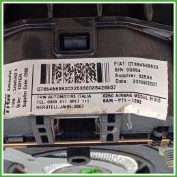 Airbag Guidatore Sinistro SX FIAT PUNTO 1N/1P 1.2 735456962 1999 2005 TRW 34045362A