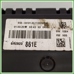 Quadro strumenti contachilometri tachimetro VDO A2C53387634 VOLKSWAGEN POLO 6R 1.2 TDI 6R0920861E