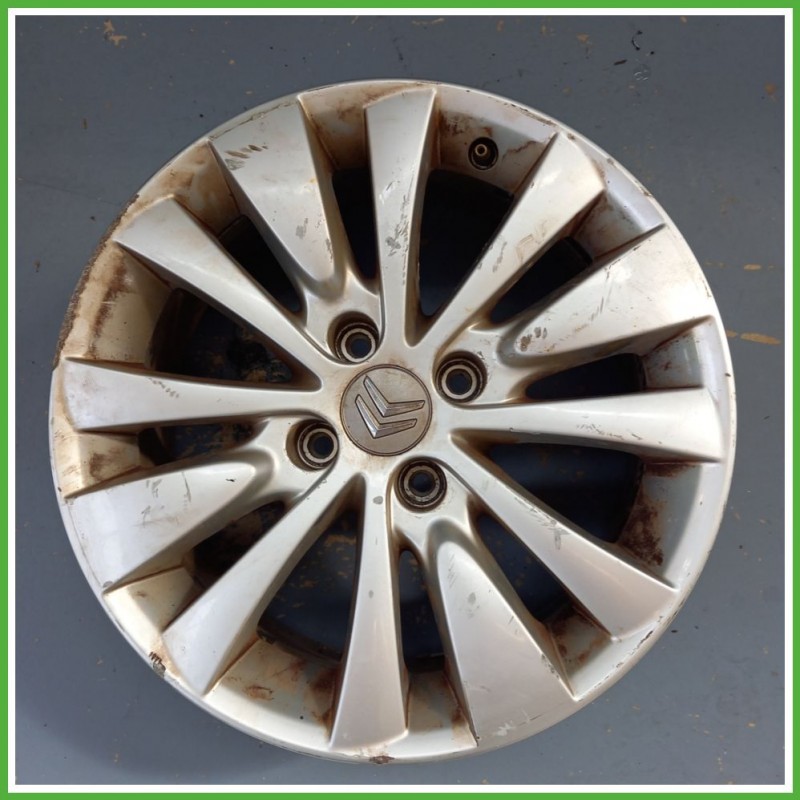 Cerchio Singolo in Lega CITROEN C4 PICASSO (dal 09/2006) 16 pollici 16" 6.5J 4x108 ET 26 originale usato al pz