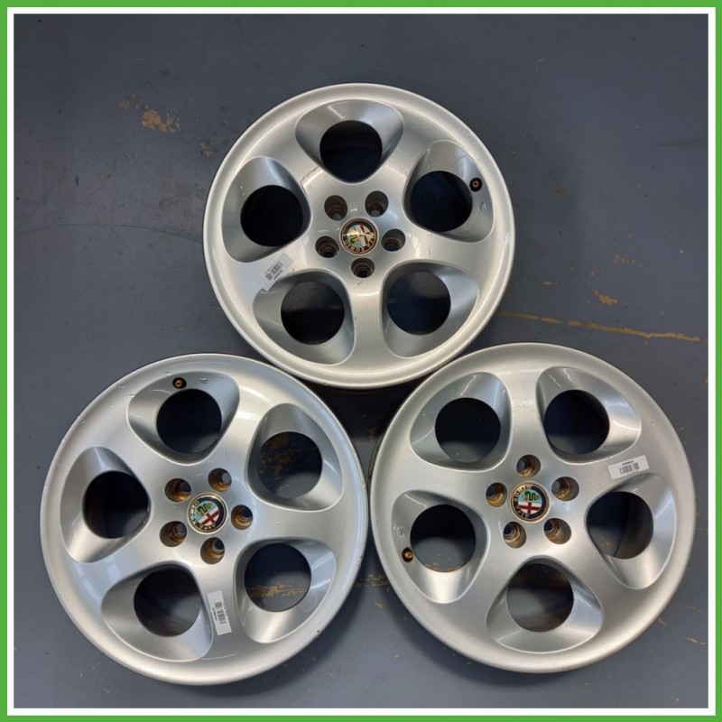 Cerchio Singolo in Lega ALFA ROMEO 156 1a Serie (dal 10/1997 al 03/2000) 16 pollici 16" 6.5J 5x98 ET 41.5 originale usato al pz