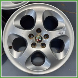 Cerchio Singolo in Lega ALFA ROMEO 156 1a Serie (dal 10/1997 al 03/2000) 16 pollici 16" 6.5J 5x98 ET 41.5 originale usato al pz