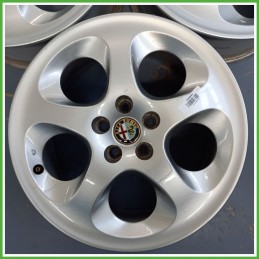 Cerchio Singolo in Lega ALFA ROMEO 156 1a Serie (dal 10/1997 al 03/2000) 16 pollici 16" 6.5J 5x98 ET 41.5 originale usato al pz
