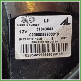 Fanale Fanalino Posteriore Sinistro SX AUTOMOTIVE LIGHTING 020500999 FIAT PANDA 33 52102357 Usato