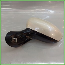 Specchio Specchietto Retrovisore Sinistro SX BIANCO FIAT 500 3P 2007 2015 FICOSA FICOMIRRORS Originale Usato