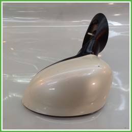Specchio Specchietto Retrovisore Sinistro SX BIANCO FIAT 500 3P 2007 2015 FICOSA FICOMIRRORS Originale Usato