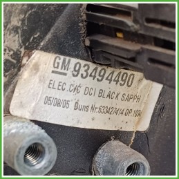 Specchio Specchietto Retrovisore Destro DX NERO OPEL MERIVA X03 2003 2010 FICOSA FICOMIRRORS Originale Usato