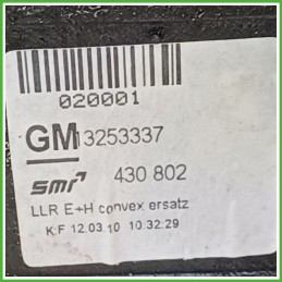Specchio Specchietto Retrovisore Destro DX GRIGIO OPEL ASTRA A04 2004 2011 SMR 430-802 Originale Usato