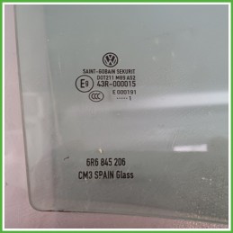 Cristallo Laterale Scendente Posteriore Destro DX VOLKSWAGEN POLO 6R 5 Porte 6R6845206B 2009 2012 SAINT-GOBAIN