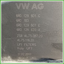 Scatola Filtro Aria Completa VOLKSWAGEN POLO 6R 1.2 TDI 6R0129607E 2009 2012 CFW