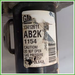 Ammortizzatore Anteriore Sinistro SX OPEL ASTRA P10 1.7 13412611 2009 2015