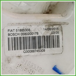 Pompa Carburante Elettrica FIAT 500L 73 1.4 51885308 2012 2018 BOSCH 0580200173