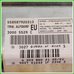 Airbag Laterale Sinistro SX MERCEDES-BENZ Classe C Sportcoupé C203 A2038602905 2001 2008 TRW 30005529C