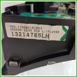 Quadro strumenti contachilometri tachimetro OPEL MERIVA X03 13214765