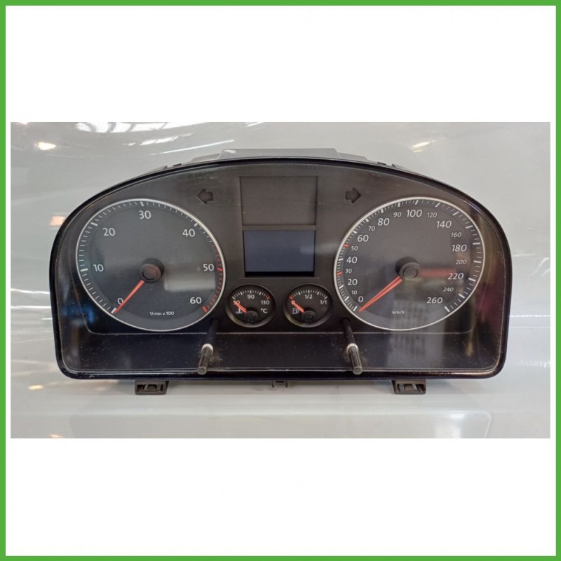 Quadro strumenti contachilometri tachimetro VDO 110.080.356/003 VOLKSWAGEN TOURAN 1T 1.9 TDI 1T0920861XZ01