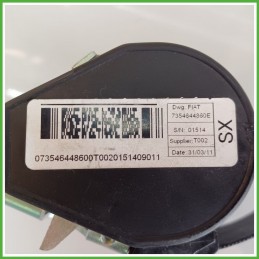 Cintura di Sicurezza Posteriore Sinistro SX (Lato Guida) FIAT QUBO 3N 1.3 MJT 735542122 2008 2017 AUTOLIV