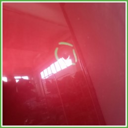 Cofano Motore ROSSO DODGE NITRO 2007 2010 SUV Originale Usato