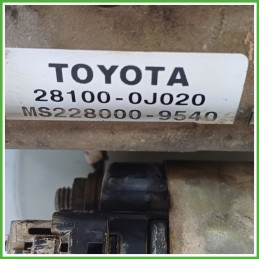 Motorino Avviamento DENSO MS228000-9540 TOYOTA YARIS JPP 281000J020