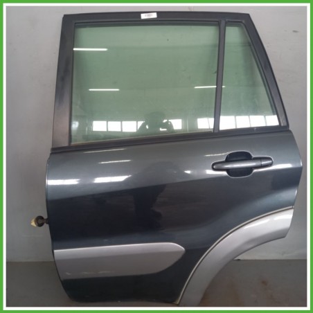 Porta Portiera Sportello Posteriore Sinistra SX GRIGIO SCURO TOYOTA RAV 4 2a Serie SUV 2000 2006 Originale Usato