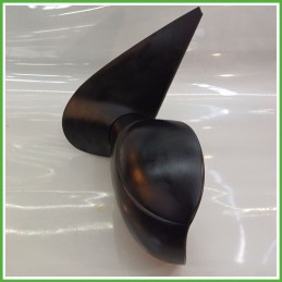 Specchio Specchietto Retrovisore Sinistro SX GOFFRATO PEUGEOT 206 1998 2009 Originale Usato