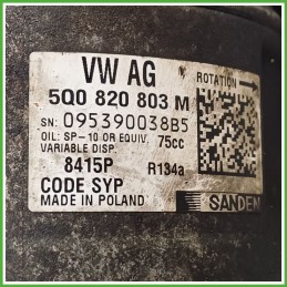 Compressore Clima AC Aria Condizionata SANDEN 8415P VOLKSWAGEN CRAFTER FURGONE 5Q0816803K