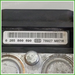 Centralina ABS Modulo Pompa BOSCH 0265800690 71746430 FIAT GRANDE PUNTO 2Y Originale Usato