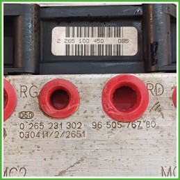 Centralina ABS Modulo Pompa BOSCH 0265800301 4541W9 PEUGEOT 307 Originale Usato