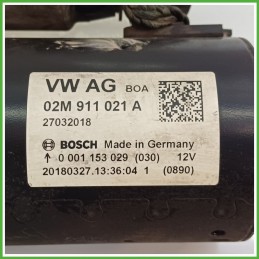 Motorino Avviamento BOSCH 0001153029 VOLKSWAGEN CRAFTER FURGONE 2H0911023M