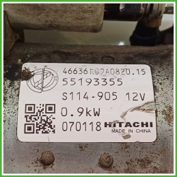 Motorino Avviamento HITACHI S114.905 FIAT GRANDE PUNTO 2Y 55193355