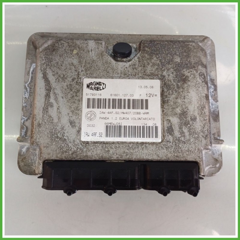 Centralina Motore Iniezione ECU MAGNETI MARELLI IAW4AF.S2 FIAT PANDA 2Q 1.2 44kw 51793116 2003 2010