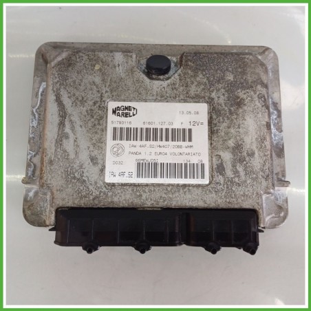 Centralina Motore Iniezione ECU MAGNETI MARELLI IAW4AF.S2 FIAT PANDA 2Q 1.2 44kw 51793116 2003 2010