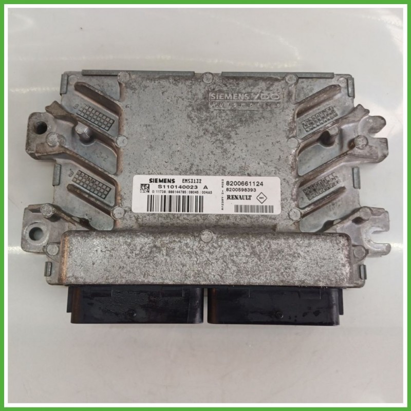 Centralina Motore Iniezione ECU SIEMENS S110140023A DACIA LOGAN 1.6 8V 64kw 8200661124 2008 2011