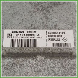 Centralina Motore Iniezione ECU SIEMENS S110140023A DACIA LOGAN 1.6 8V 64kw 8200661124 2008 2011