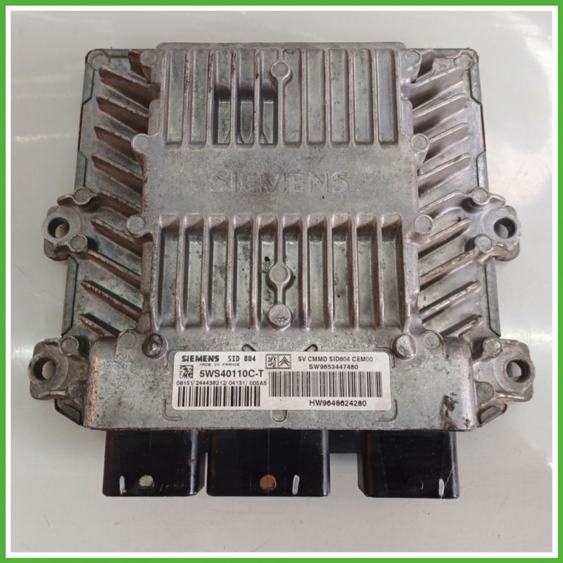 Centralina Motore Iniezione ECU SIEMENS 5WS4011C-T CITROEN C3 1a Serie 1.4 50kw 1940GK 2002 2005