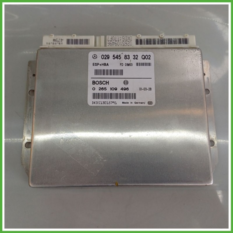 Centralina Controllo Elettronico Stabilita ESP+HBA BOSCH 0265109496 MERCEDES-BENZ Classe A W168 A1661500379 1997 2001