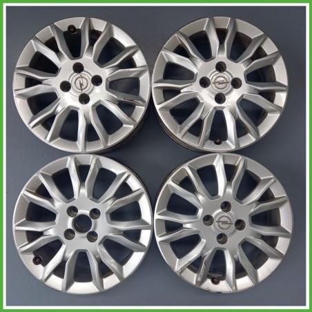 Cerchi in Lega OPEL CORSA (S07) (dal 07/2006 al 02/2011) 16 pollici 16" 6.0J 4x100 ET 44 4pz originali usati