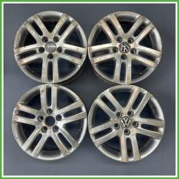 Cerchi in Lega VOLKSWAGEN GOLF (1K) (dal 10/2003 al 12/2009) 18 pollici 18" 6.5J 5x112 ET 50 4pz originali usati