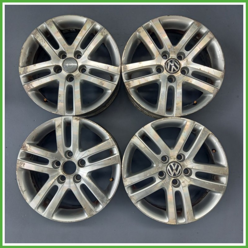Cerchi in Lega VOLKSWAGEN GOLF (1K) (dal 10/2003 al 12/2009) 18 pollici 18" 6.5J 5x112 ET 50 4pz originali usati