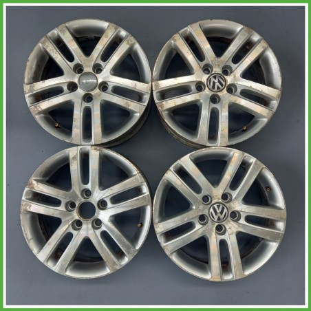 Cerchi in Lega VOLKSWAGEN GOLF (1K) (dal 10/2003 al 12/2009) 18 pollici 18" 6.5J 5x112 ET 50 4pz originali usati
