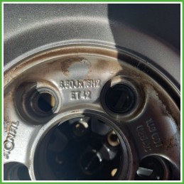 Cerchi in Lega VOLKSWAGEN GOLF (1J) (dal 09/1997 al 03/2006) 16 pollici 16" 6.5J 5x100 ET 42 4pz originali usati